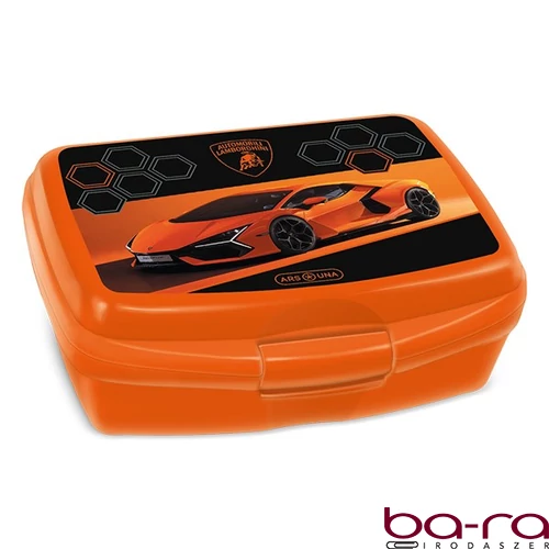 Uzsonnás doboz ARS UNA Lamborghini műanyag 165x135x60 mm