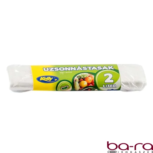 Uzsonnás és hűtőtasak KELLY rollnis 20x30 cm 2L 100 darabos