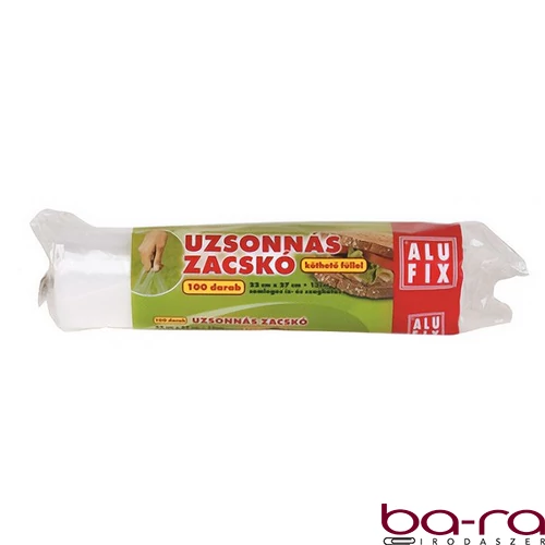 Uzsonnás zacskó ALUFIX 100 darab/doboz