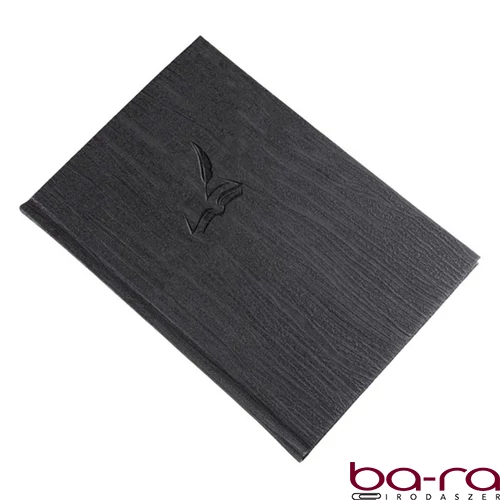 Vendégkönyv REALSYSTEM Fashion A/4 144 lapos sima grafit
