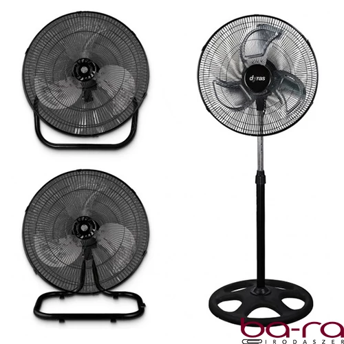 Ventilátor DYRAS SF-1803B 3in1 60W 3 fokozat fekete