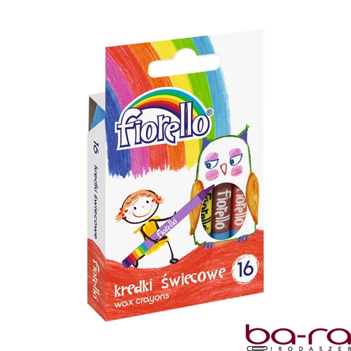 Viaszkréta FIORELLO hengeres vegyes színek 16 darabos