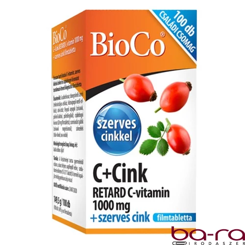 Vitamin BIOCO C + Cink Retard 100 darab