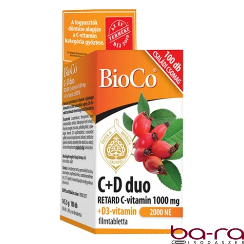 Vitamin BIOCO C + D3 Duo Retard 100 darab