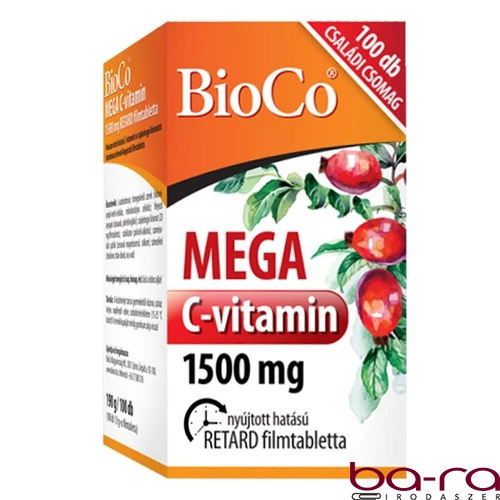 Vitamin BIOCO Mega C-vitamin 100 darab