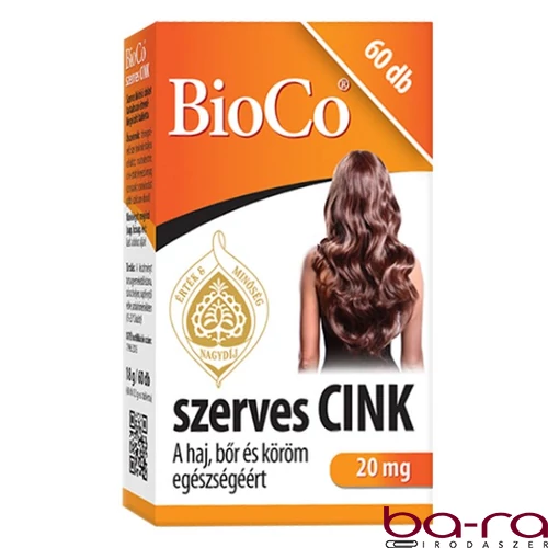 Vitamin BIOCO Szerves Cink 60 darab