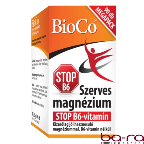 Vitamin BIOCO Szerves Magnézium Megapack 90 darab