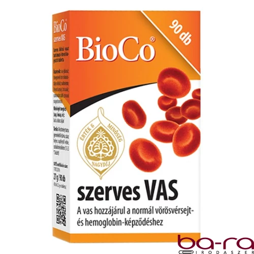 Vitamin BIOCO Szerves Vas 90 darab