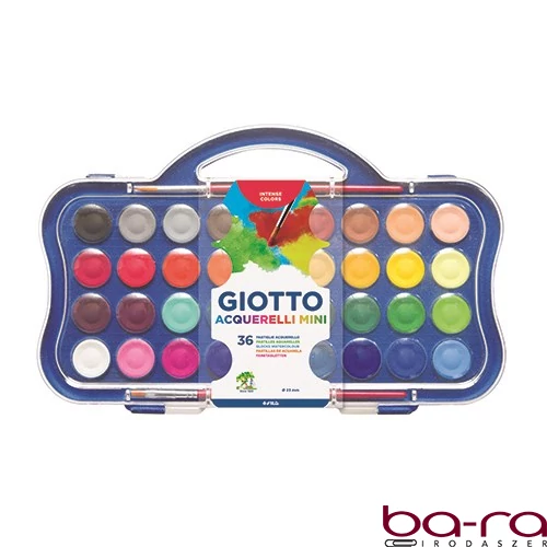 Vízfesték GIOTTO 23 mm 36 darabos