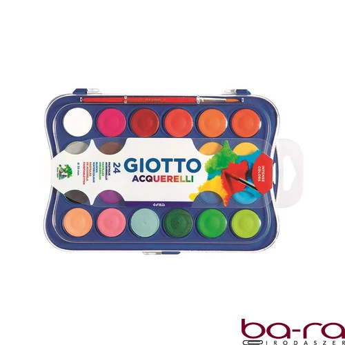 Vízfesték GIOTTO Aquarelli 30 mm 24 darabos