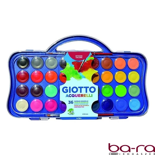 Vízfesték GIOTTO Aquarelli 30 mm 36 darabos