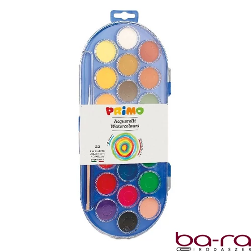 Vízfesték PRIMO 30 mm 22 darabos