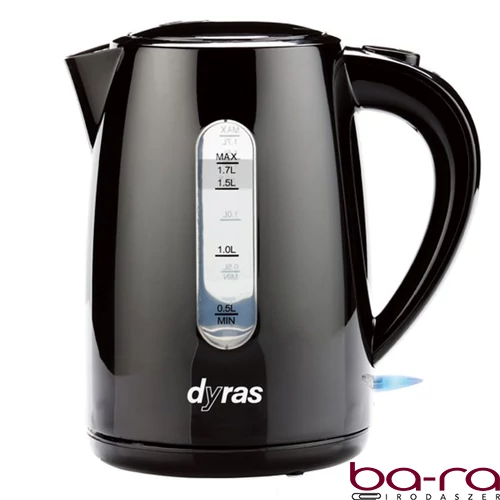 Vízforraló DYRAS WK-1308B 1,7 liter fekete