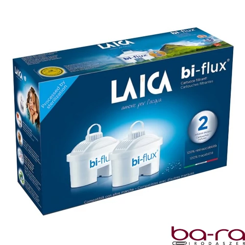 Vízszűrő betét LAICA Bi-flux univerzális vízszűrőbetét - 2 db / csomag