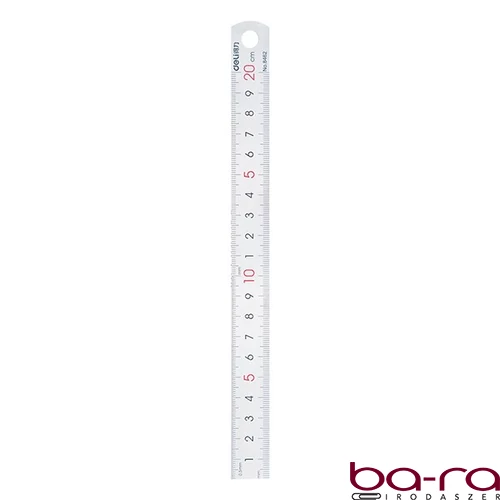 Vonalzó DELI fém 20 cm