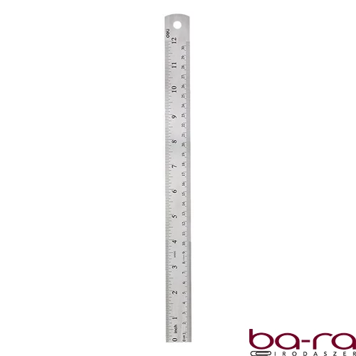 Vonalzó DELI fém 30 cm