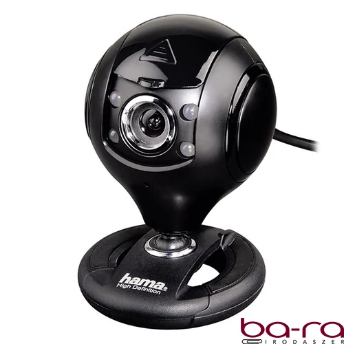 Webkamera HAMA Spy Protect USB/Jack 720p fekete