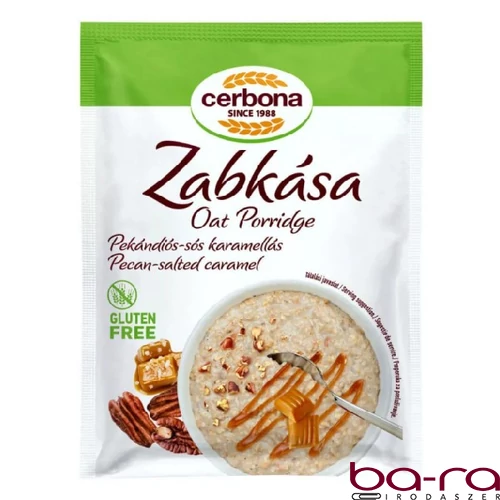 Zabkása CERBONA Gluténmentes pekándiós-sós karamellás 50 g