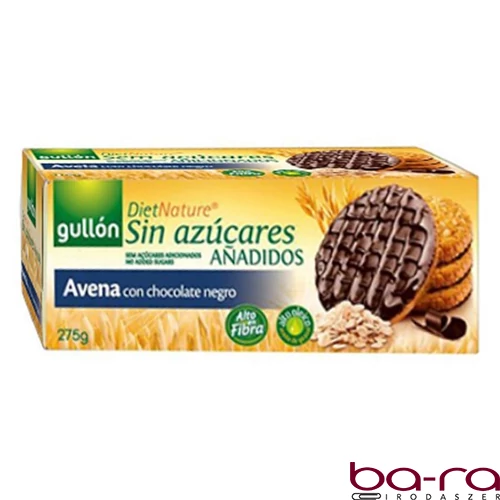 Zabkeksz GULLON Avena étcsokoládés hozzáadott cukor nélkül 275 g