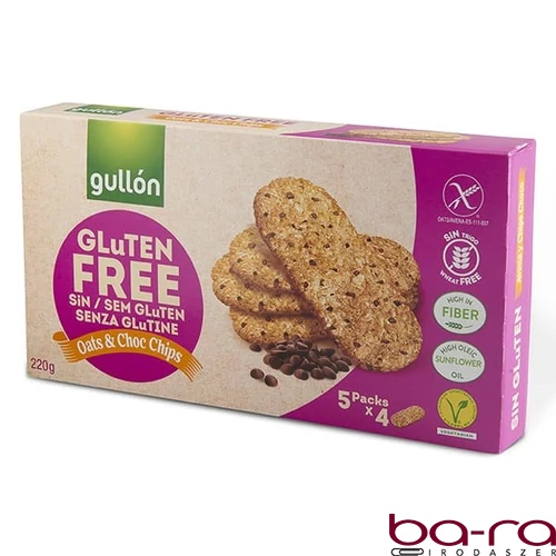 Zabkeksz GULLON Gluténmentes csokoládés 220 g
