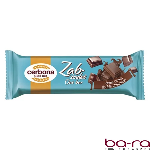 Zabszelet CERBONA dupla csokoládés 40 g