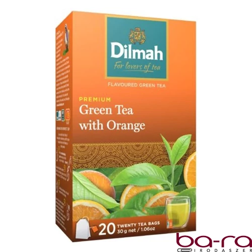 Zöld tea DILMAH Orange 20 filter/doboz