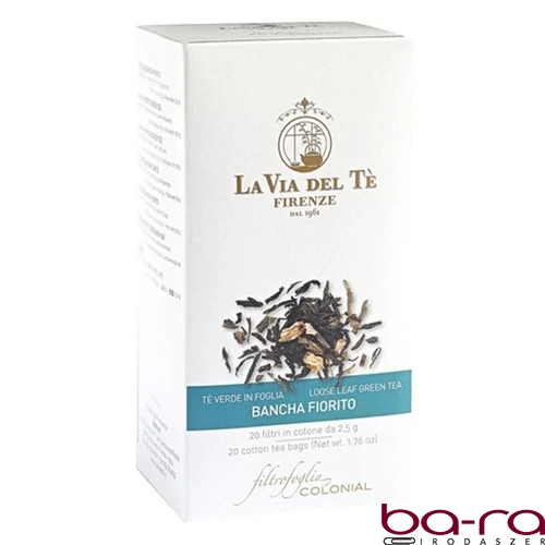 Zöld tea LA VIA DEL TÉ Bancha Fiorito 20x2,5 g