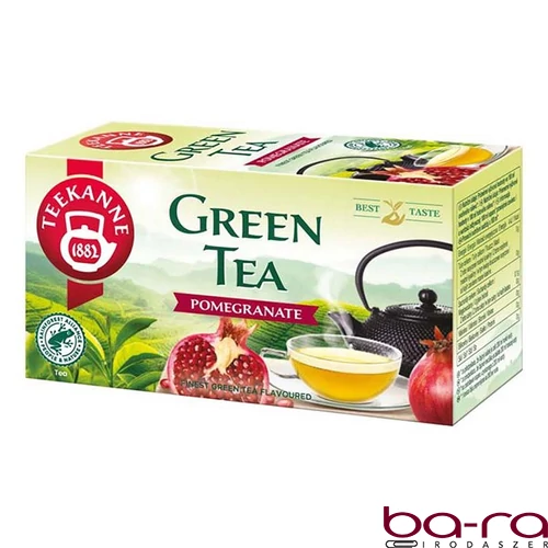 Zöld tea TEEKANNE Gránátalma 12 filter/doboz