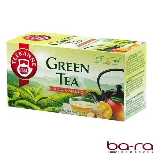 Zöld tea TEEKANNE Gyömbér-Mangó 12 filter/doboz