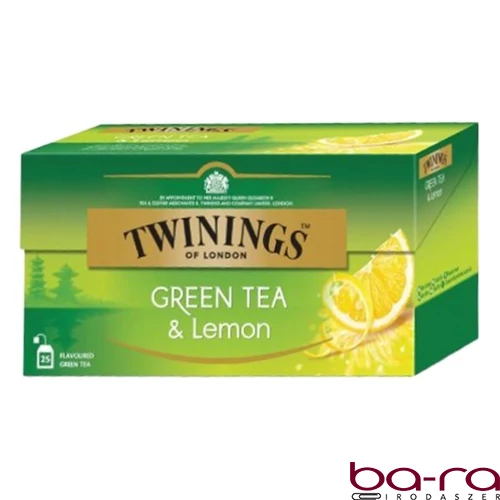 Zöld tea TWININGS citrommal 25 filter/doboz