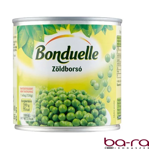 Zöldborsó BONDUELLE zsenge 400 g