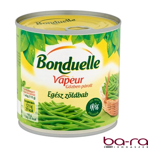 Zöldhüvelyű egész zöldbab BONDUELLE Vapeur 295 g
