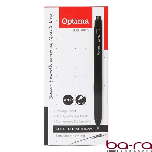 Zseléstoll OPTIMA GP-07 0,7mm fekete