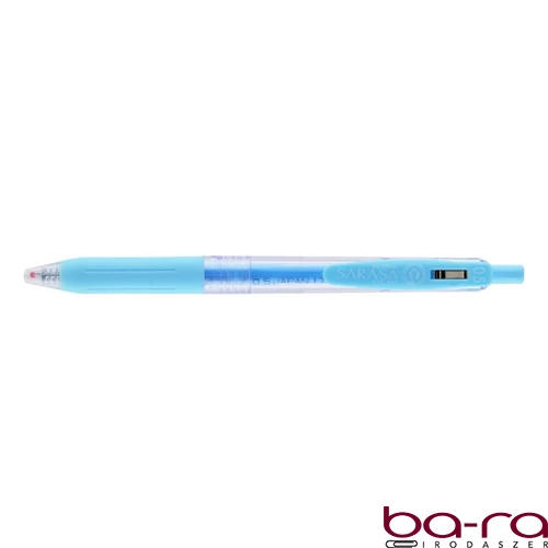 Zseléstoll ZEBRA Sarasa Clip Milk nyomógombos 0,5 mm pasztell kék