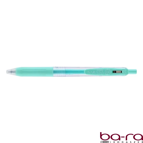 Zseléstoll ZEBRA Sarasa Clip Milk nyomógombos 0,5 mm pasztell kékeszöld