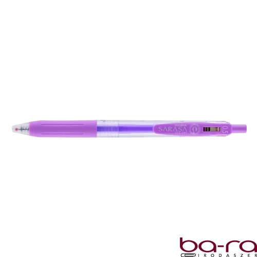 Zseléstoll ZEBRA Sarasa Clip Milk nyomógombos 0,5 mm pasztell lila