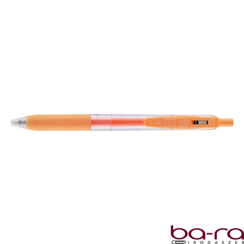 Zseléstoll ZEBRA Sarasa Clip Milk nyomógombos 0,5 mm pasztell narancs
