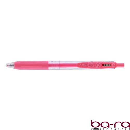 Zseléstoll ZEBRA Sarasa Clip Milk nyomógombos 0,5 mm pasztell piros