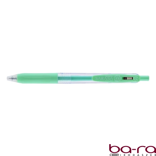 Zseléstoll ZEBRA Sarasa Clip Milk nyomógombos 0,5 mm pasztell zöld