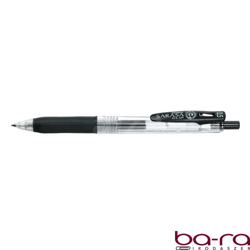 Zseléstoll ZEBRA Sarasa Clip nyomógombos 0,5 mm fekete