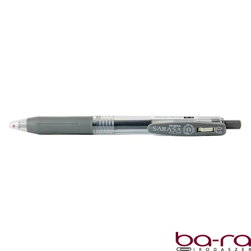 Zseléstoll ZEBRA Sarasa Clip nyomógombos 0,5 mm szürke