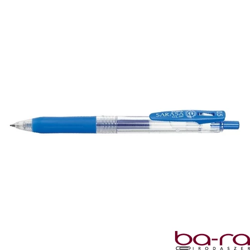 Zseléstoll ZEBRA Sarasa nyomógombos 0,5 mm halványkék