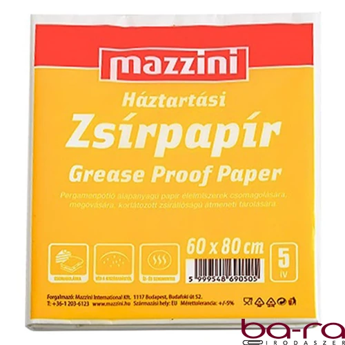 Zsírpapír MAZZINI 60x80cm 5 íves